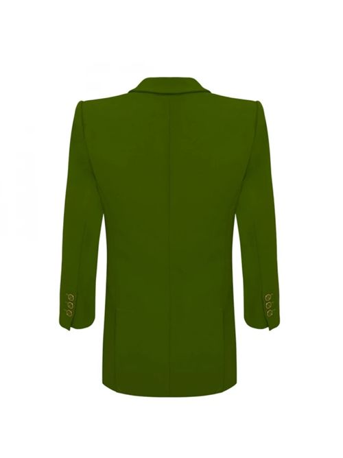 JACKET IN DOUBLE LAYER STRETCH CREPE ELISABETTA FRANCHI | GI21561E2EV3 aloe